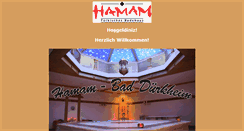 Desktop Screenshot of hamam-badduerkheim.de